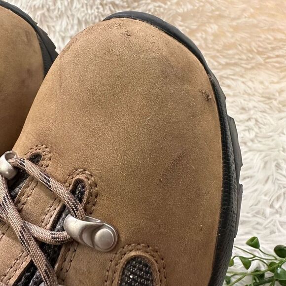 Vasque Women’s Hiking Ankle Boots Lace up in Olive Brown Leather sz 9 US - Picture 11 of 12